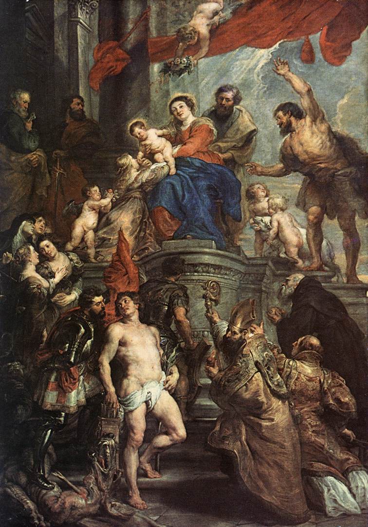 Madonna Enthroned with Child and Saints